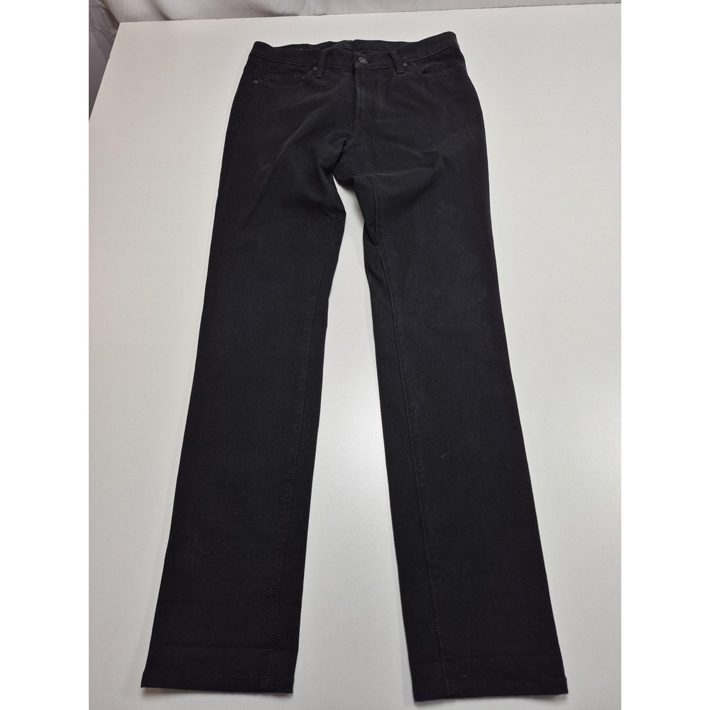 Mission Workshop Jeans Mens 32x34 Black Slim Straight Dark Wash Denim USA